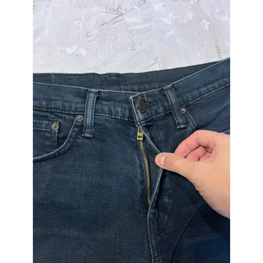 Levi's 511 Slim Fit Jeans 34x32 Dark Blue Stretch Denim 5 Pocket